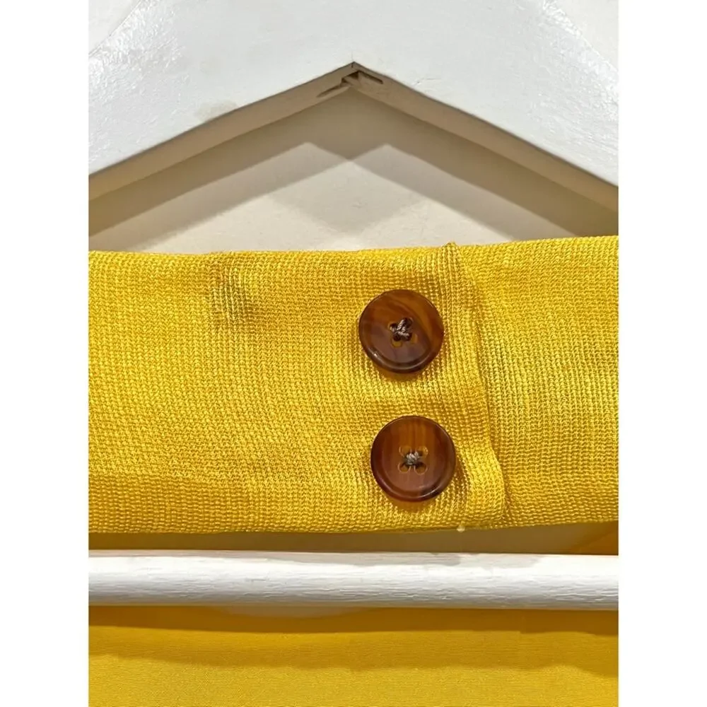 Jenni Kayne Golden Yellow Open Back Maxi Dress - Picture 8 of 15